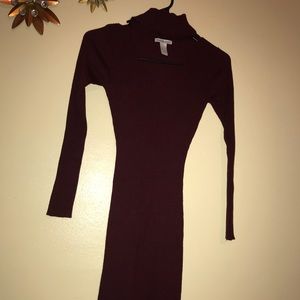 Long Maroon Dress